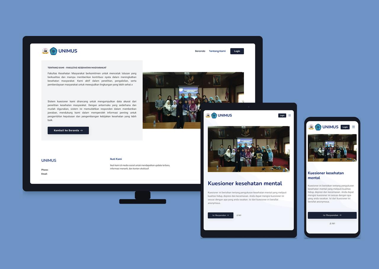 Web Kuesioner Unimus V.1