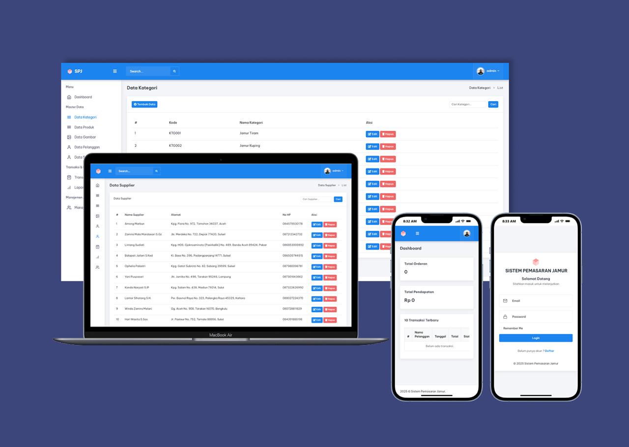 Sistem Informasi Penjualan Jamur