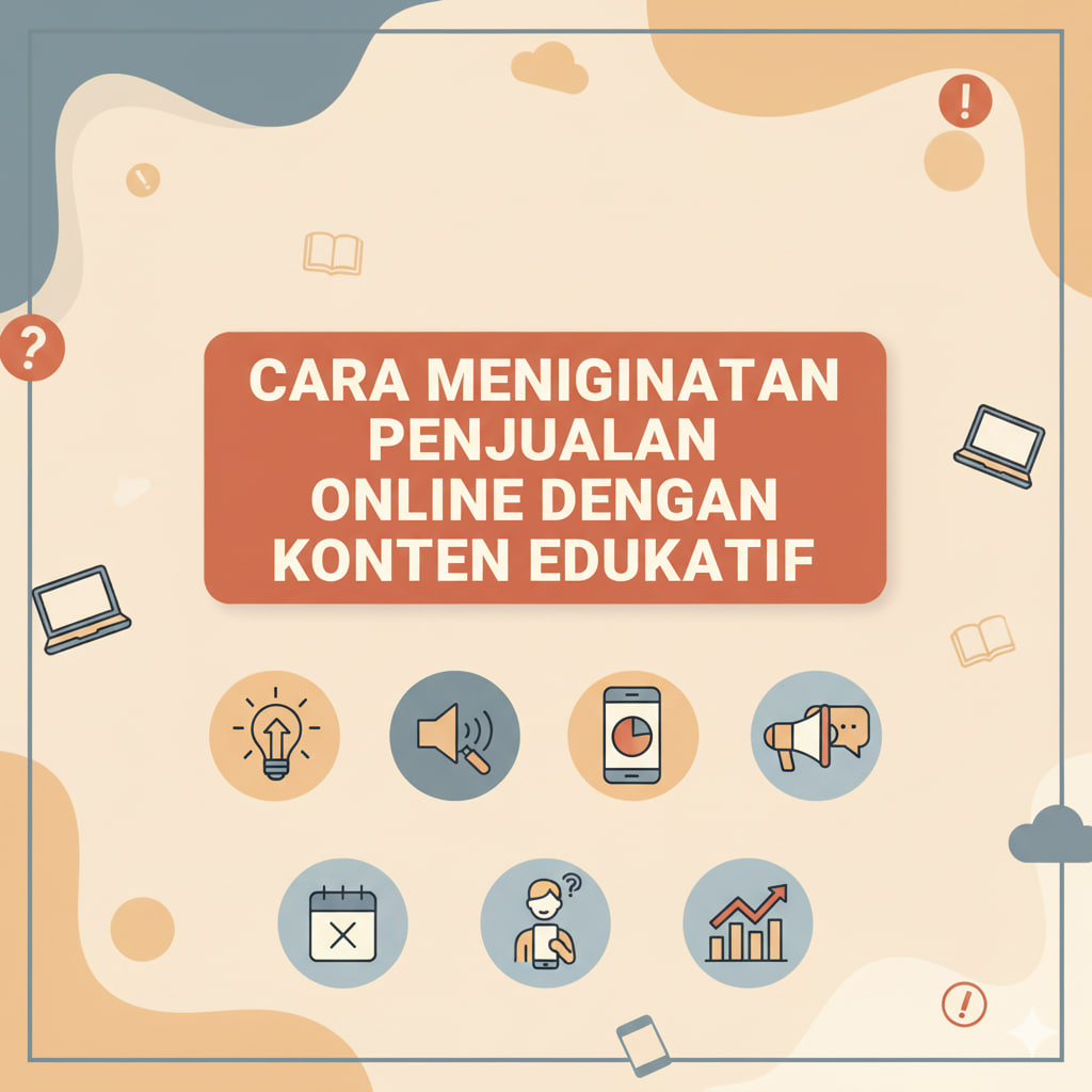 Cara Meningkatkan Penjualan Online dengan Konten Edukatif
